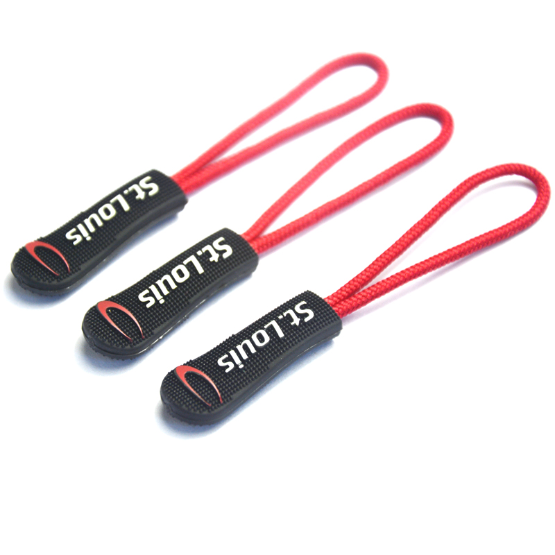 high quality tpu printing cord zipper pull