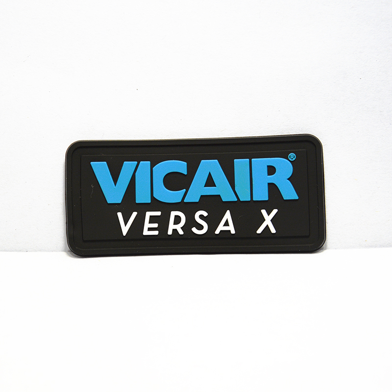 customized pvc rubber badge for cushion