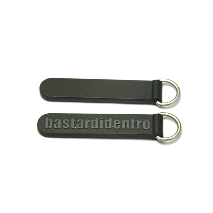 high end TPU plastic metal zipper puller