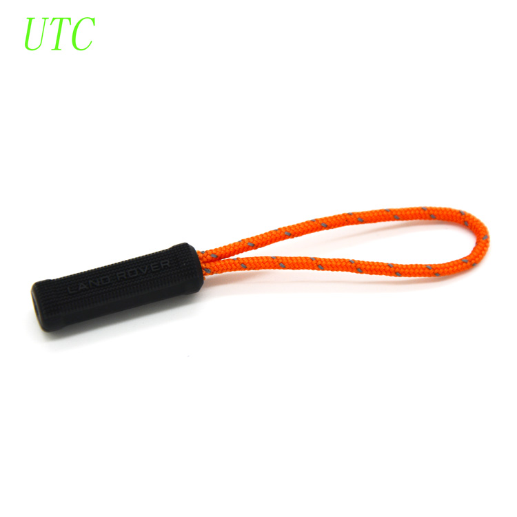 soft rubber cord pull tab for backpack