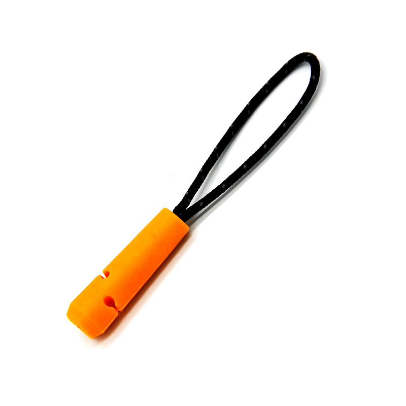 TPU plastic corded zip pull tab
