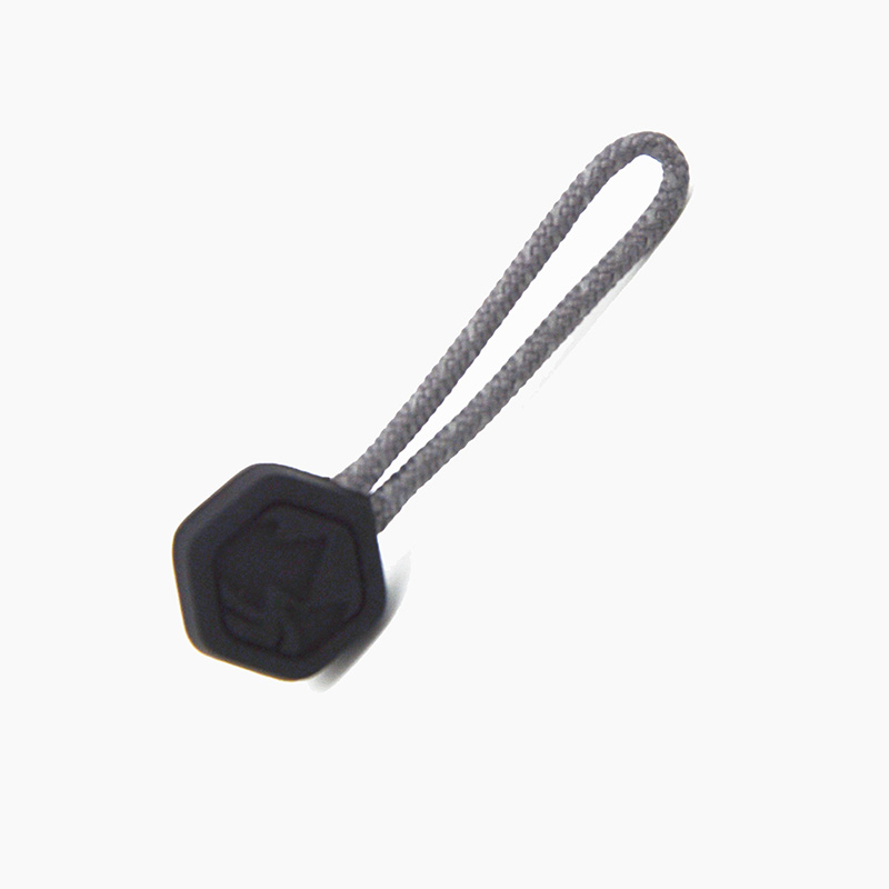 durable silicone string zipper puller