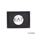 zinc alloy metal  patch with tpu plastic