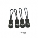 rubber zipper pull for clothing bags