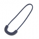 U shape apparel  silicone cord zip pull
